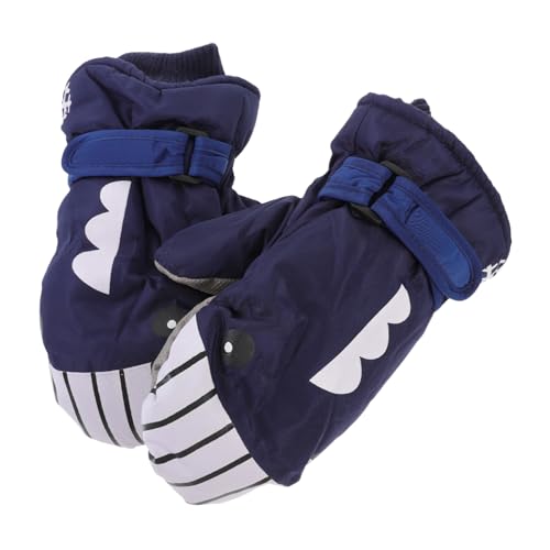 YARNOW 1 Par Luvas Luva De Tubarão Luva Adolescente Luva Impermeável De Inverno Fornecimento De Esqu