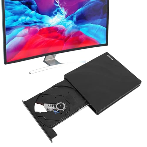 Graveur CD DVD externe portable Type-C lecteur carte SD pour ordinateur Mac et Windows