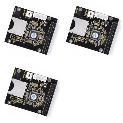 Carte Convertisseur SD vers IDE 40 Broches pour Stockage Intégré et Extension SSD Lot de 3