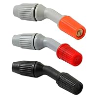 arrderly 3 Kunststoff-Sprühdüsen, Zubehör für die Bewässerung für den Garten, Ersatzzubehör für Sprühpistole, zur Bewässerung und Reinigung