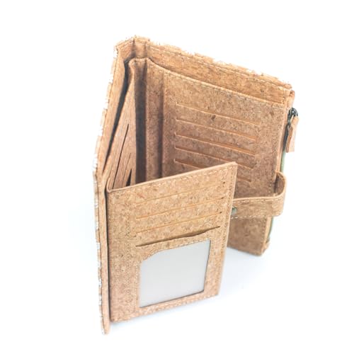 Generic Natural Cork Print Women's Cardholder Wallet (11)3