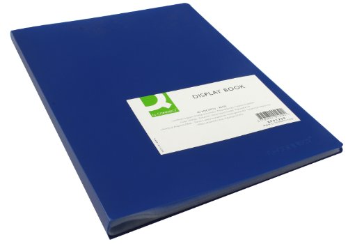 Preisvergleich Produktbild Q-Connect KF01259 Sichtbuch - 40 Hüllen, Einband PP, 450 mym, blau