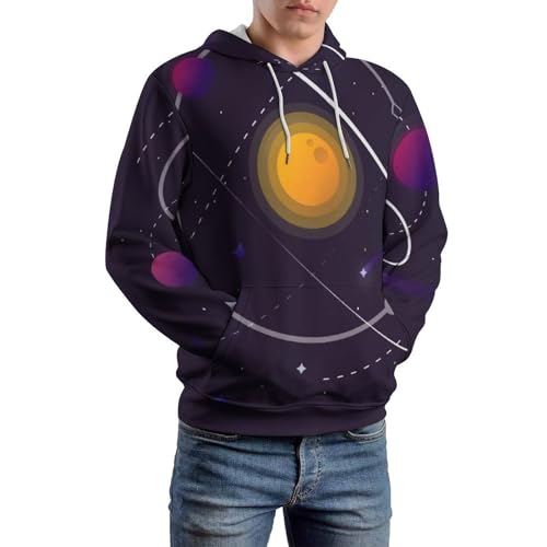 Sweatshirt Espace pull unisexe à capuche et manche longue taille S cosy