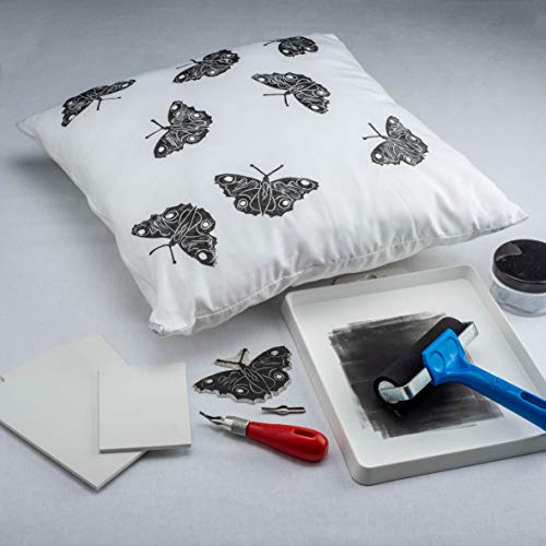 Kit d'impression Lino Tissu Essdee avec gouges et rouleau
