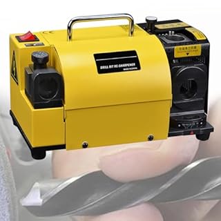 3-13mm punte da trapano smerigliatrice affilatrice, affilatrice portatile per punte da trapano, angolo di punta regolabile da 95 ° a 135 ° riaffilatrice, con 11 pinze, velocità 4400 giri/min