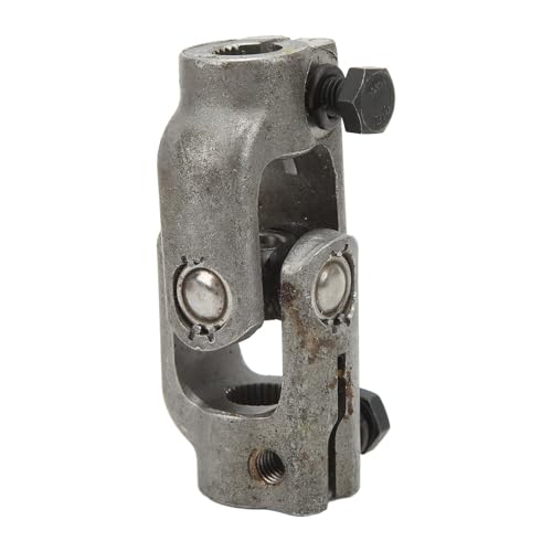 HERCHR - Steering Universal Joint, 30T 14mm/0.55in Bore Metal Steering Shaft Universal U Joint Coulper Heavy Duty Knuckle Coupling Joints Replacement Body Parts for Go Kart ATVs UTVs