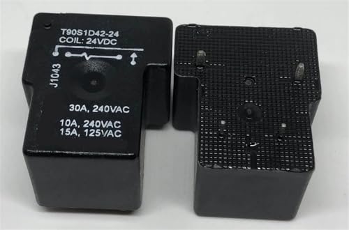 Relé T90A4-24V-30A con alta capacidad de conmutación térmica