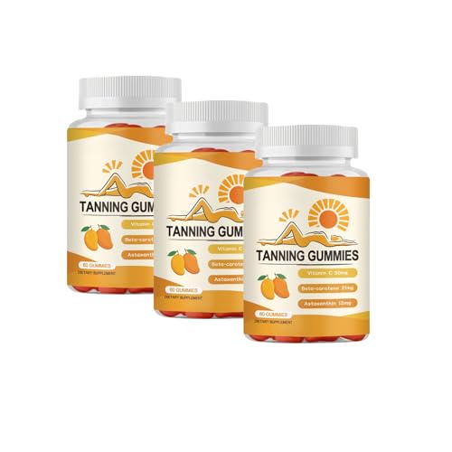 Bonbons bronzants pour la peau supplément de 60 unités lot de 3