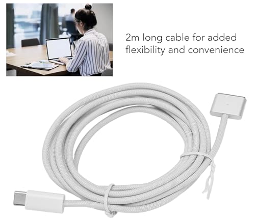 Adaptador Magnético USB C, Cabo de Carregamento USB C para Magsafe 3, Carregamento Rápido PD de 140
