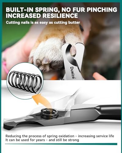 Dog-Cat-Nail-Clippers-All-steel-material-122-inch-large-opening-Built-in-Spring-No-Hair-Pinch-for-Medium-to-Large-Dogs-and-Cats-Free-Nail-File-Professional-Grooming-Tool-for-Pets
