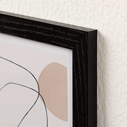 Eletecpro 12X12 Picture Frames Black Set Of 9, Wooden Square Frame Displays 8X8 With Mat And 12X12 Without Mat, Poster Frame For Wall Hanging #TOP6