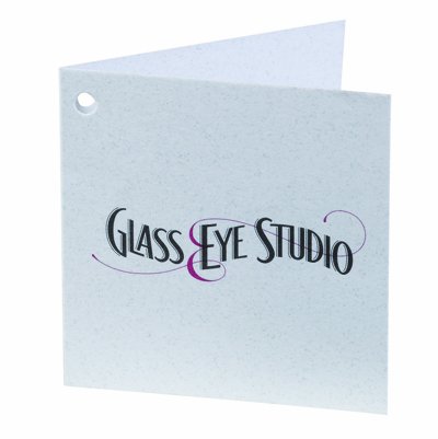 Glass Eye Studio Hand Blown Cobalt Diamond Glass Ornament #TOP1