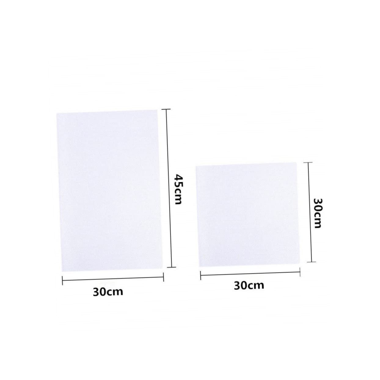 ERINGOGO DIY Embroidery Aida Cloth Set 4pcs 30x20cm 2pcs 30x45cm Cotton Embroidery Fabric for Needlework