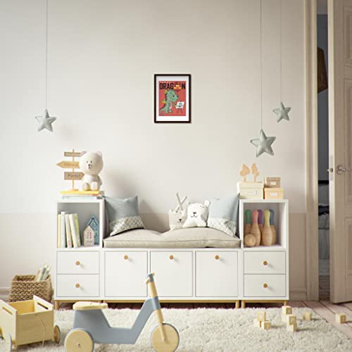Peinture dragon enfant pour créer une chambre de contes de fées