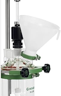 Chemglass CG-1767-R814, Process Reactor Funnel, Large, Polypropylene, 14.1L Capacity, 350mm Top Diameter, 80mm Flange