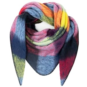 Gloop Damen Schal XXL Strick Dreieck Schal Halstuch Dreieckstuch kuschelig flauschig ohne Kratze an Haut 200×140 CM