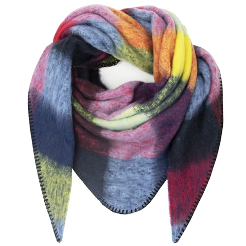 Gloop XXl Schal damen winter kuschelig flauschig dicker Schal Halstuch Dreieckstuch für Frauen 200 * 135 cm