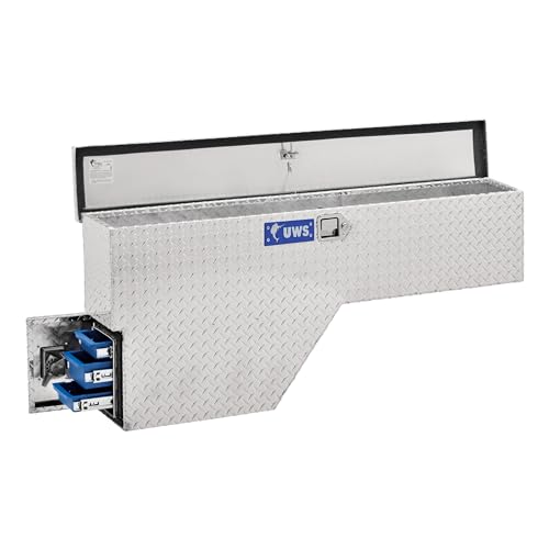 UWS EC30021 48-Inch Passenger-Side Heavy-Wall Aluminum Truck Fender Wheel Well Tool Box, RigidCore Lid by uws - Image 3
