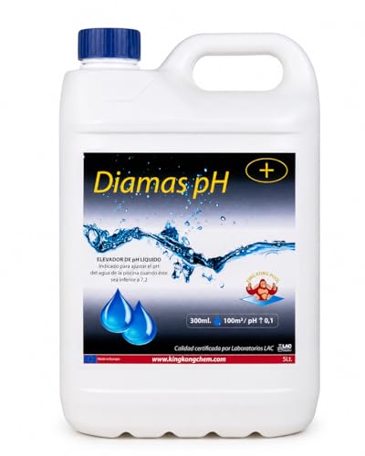 Incrementador De Ph Concentrado Para Piscinas Diamas Ph 5 Litros - Aumenta El Ph Del Agua Formato Líquido