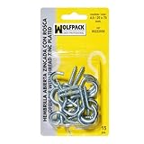 Blister de 50 piezas. Hembrilla Abierta 2,4 / 16x30 mm. (50 Piezas)