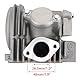 WOOSTAR 52,4mm Zylinderkopf Kit mit Dichtungen A7TC Zündkerze Ersatz für Lifan 110ccm 125ccm 4 Wheeler Motorrad ATV Quad Go Kart Dirt Pit Bike Dune Buggy