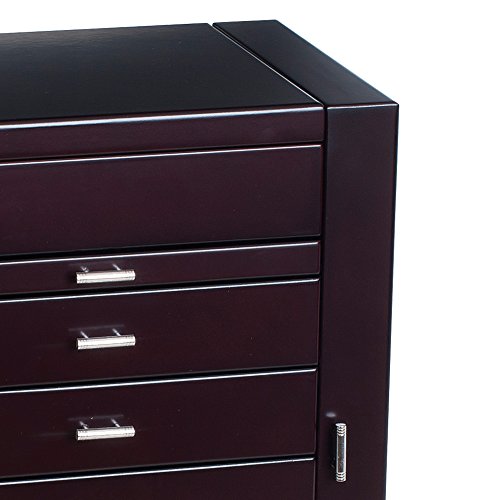 Mele & Co. 00879F13 Geneva Upright Wooden Jewelry Box #TOP1
