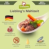 GranataPet Liebling's Mahlzeit Rind & Fasan, Nassfutter für Hunde, Hundefutter ohne Getreide & ohne Zuckerzusätze, Alleinfuttermittel, 6 x 400 g
