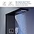 LED Shower Panel Tower System Black, MENATT 304 Stainless Steel 5-Function Shower Panel Rainfall Waterfall Shower Rain Massage System with Body Jets