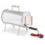 Coloca un puñado de fichas para fumar en el cajón, conecta el enchufe y sólo tienes que esperar. Con esta facilidad de uso, puede preparar fácilmente un salmón en menos de 40 minutos. No te faltará nada más. ¡Lo prometo!