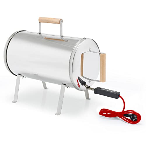 Barbecook Ahumador Barbacoa eléctrico Otto para ahumar en caliente, de acero inoxidable, 64x26x36cm Cover