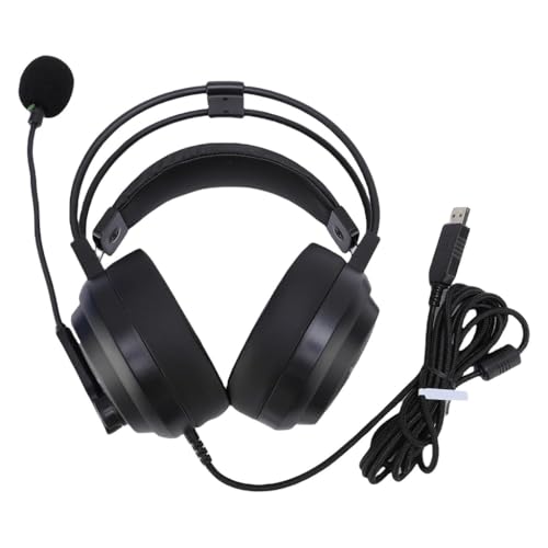 Casque USB avec carte son intégrée et réduction de bruit pour PC