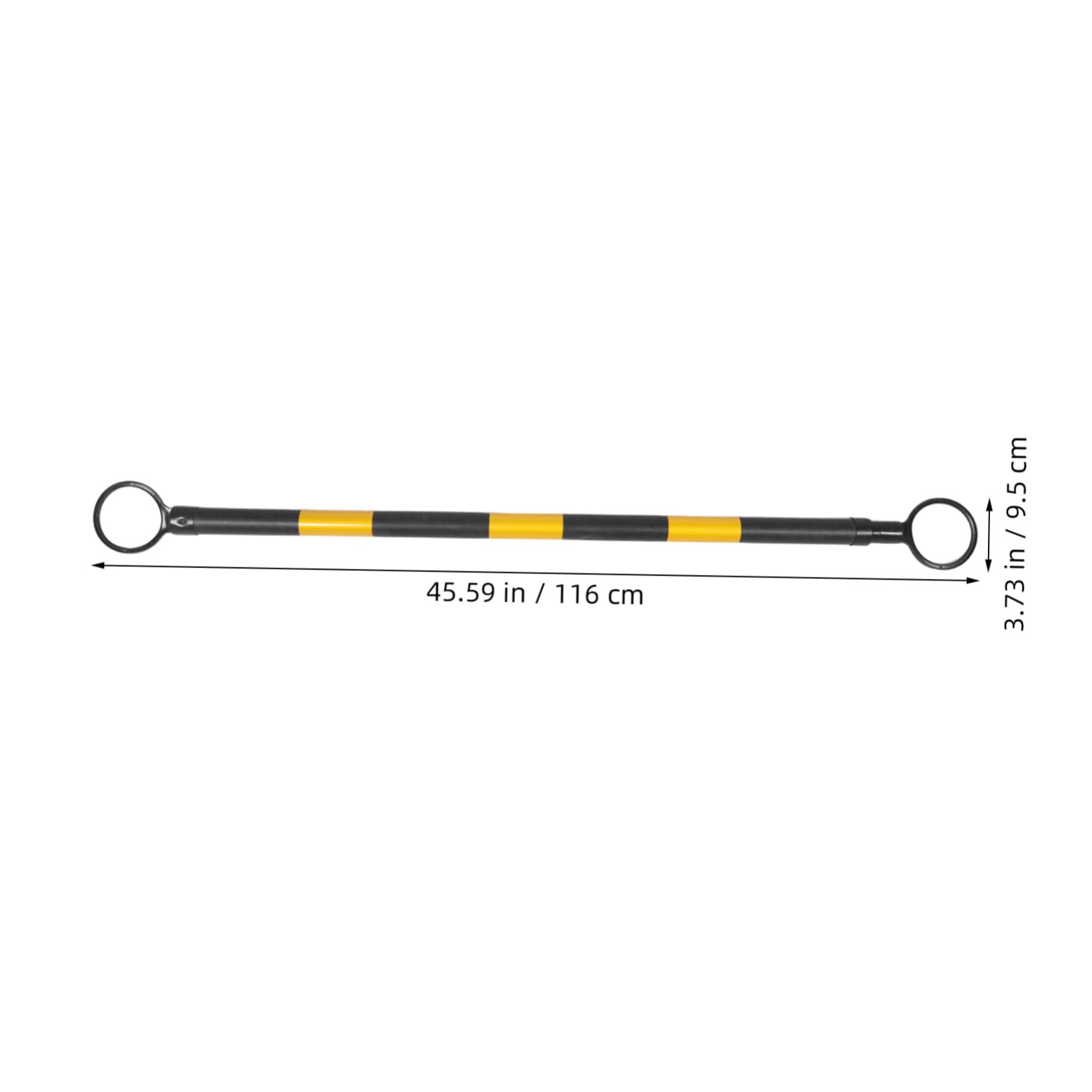 Conector de Cono de Tráfico Extensible de Pvc 4 Piezas | 1 M a 2m, Poste Intercambiable de Advertencia, Alta Visibilidad para Obras y Control de Tráfico