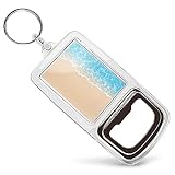 1 décapsuleur porte-clés – Sandy Beach Holiday Sea Sand | Porte-clés | Charm #2042, multicolore, M