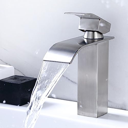 Grifo de lavabo tipo cascada para renovar baños modernos con encanto 5