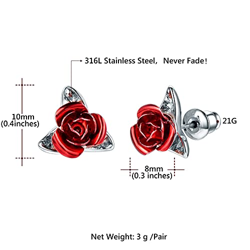 U7 E2831B Cute Stud Earrings For Teen Girls thumb #5