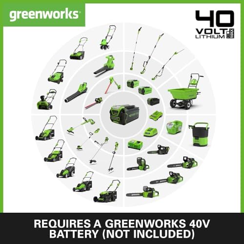 Greenworks 40V Akku Laubsauger/Laubbläser GD40BVII – Ansicht 6