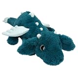 Depesche Snukis - Kuscheltier Drache liegend, in Petrol