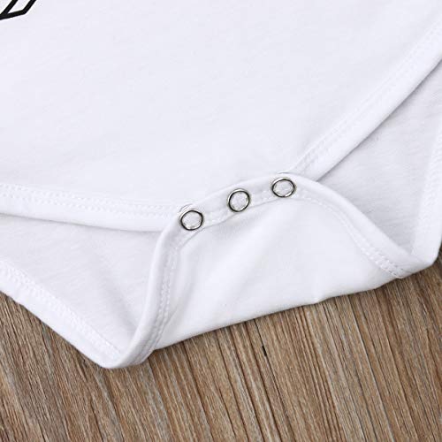 Bebê recém-nascido Meninos Meninas '' Promovido Para Big Cousin '' Engraçado Romper (branco, 6-1