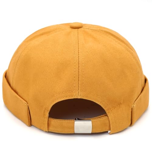 Image of Dome Brimless Hats for Women Men Beanie Docker Cap Sailor Skull Cap