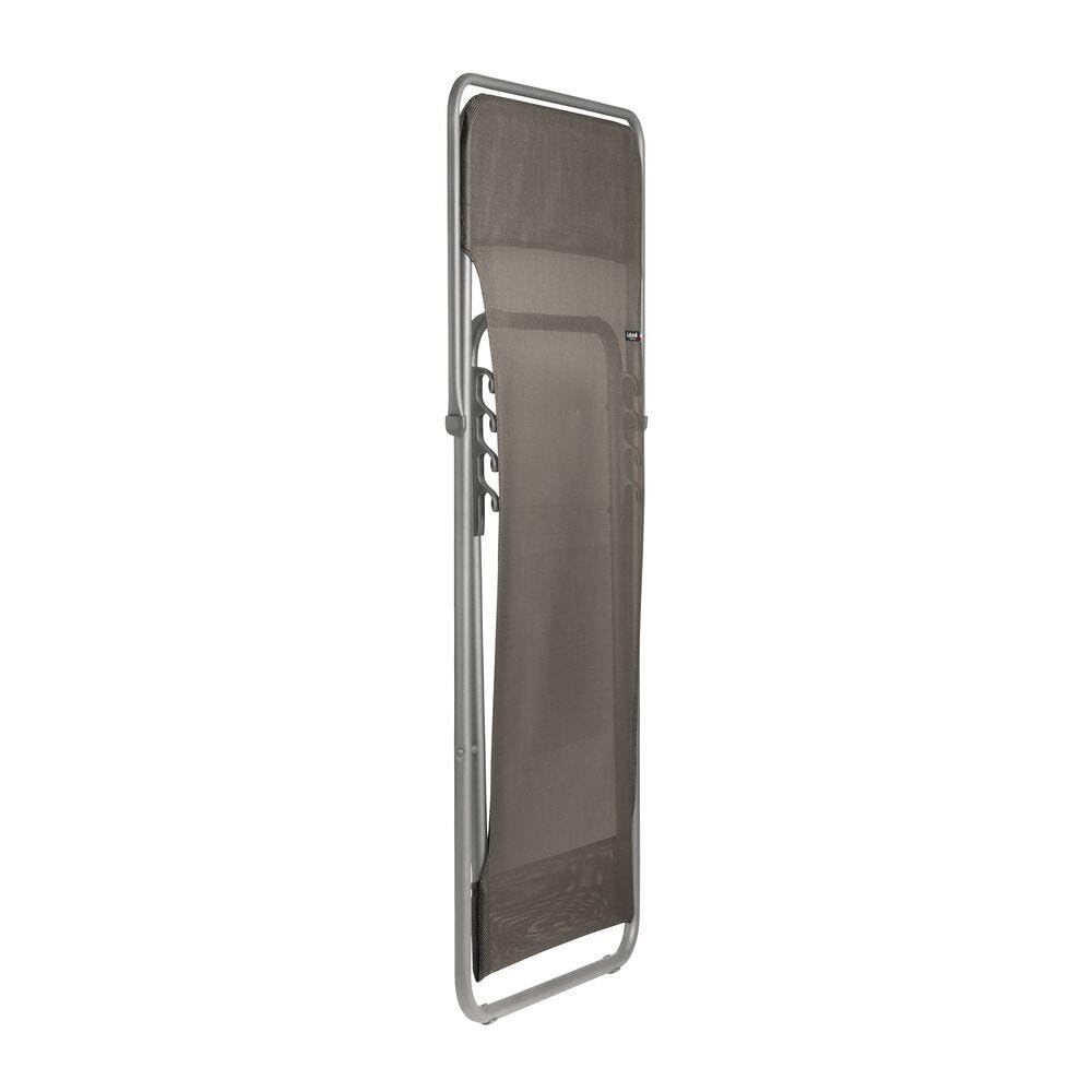 Lafuma Mobilier Maxi Lettino Grafite-Antracite Sedia regolabile leggera e stabile