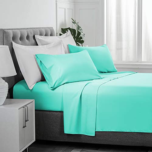 image for BASIC CHOICE Full Size Sheet Set - Breathable Cooling Sheets - Hotel L