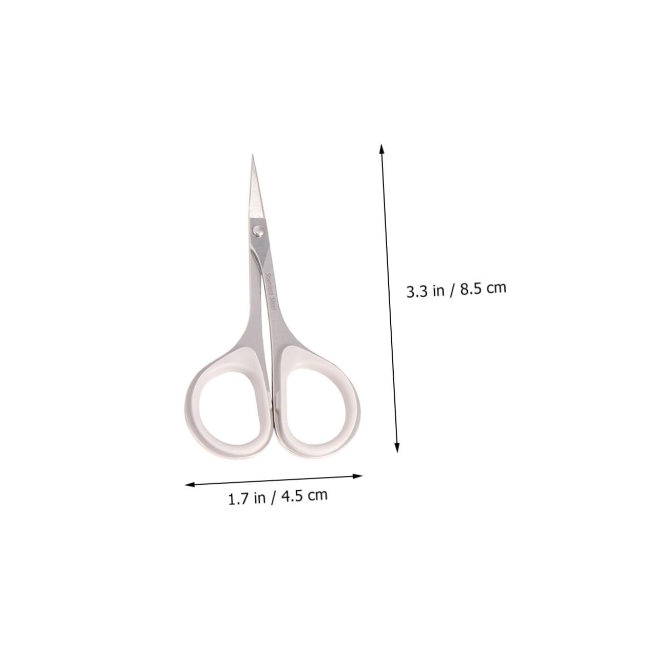 Healeved 9piezas Tijeras Inoxidable Para Recorte De Facial Incluye Tijeras De Ceja Recortadora De Nasal y Curvas Cuidado Personal Seguro y
