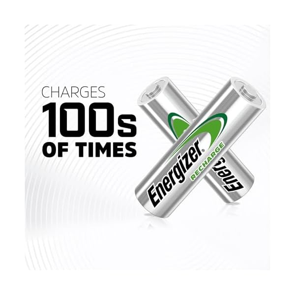 Energizer Power Plus Rechargeable AA Batteries (4 Pack), Double A Batteries - Image 5