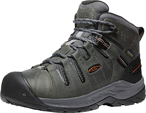Image of KEEN Men's Flint 2 Mid Height Waterproof Non Slip Work Boots