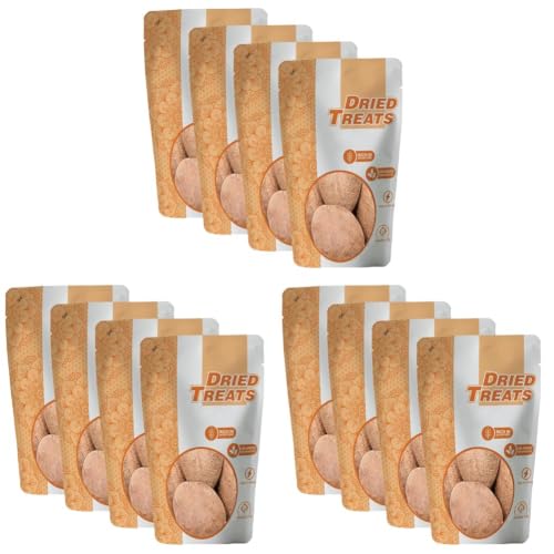 Image of Dried Treats Gola (Dry Coconut) 1000 Grams (250 Grams X 4) Gola For Pooja, Prasad & Bhog | Best for Indian traditional Sweets Like Laddo, Halwa, Kheer, Barfi & More | Best Choice Of Every Indian Mother.