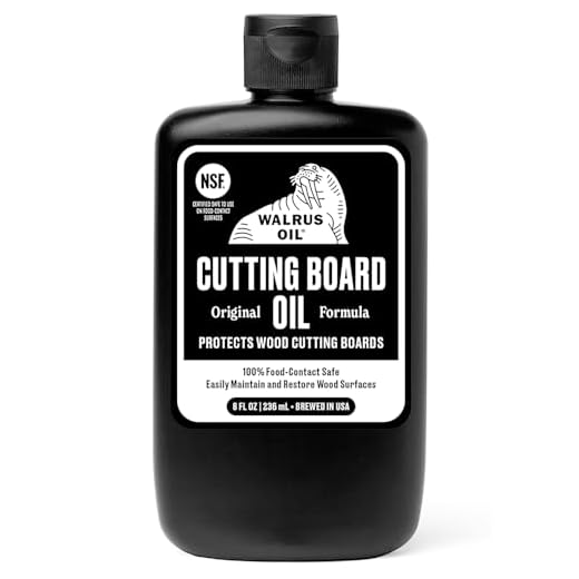 WALRUS OIL - Cutting Board Oil and Wood Butcher Block Oil, 8 oz Bottle, FDA Food-Safe