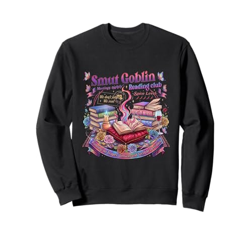 Smut Goblin Readers Club Romance Lover Vintage Sweatshirt