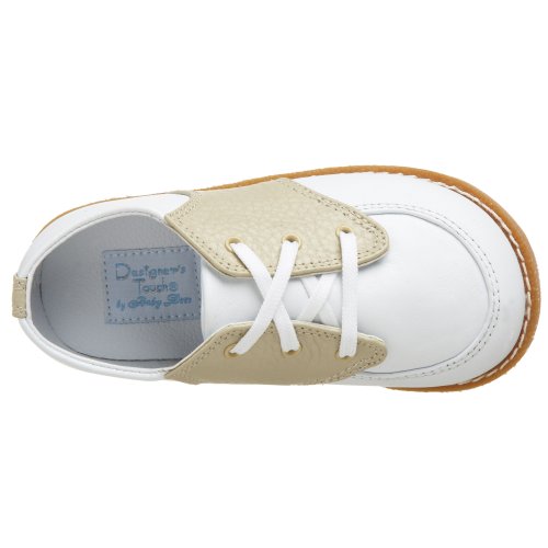 Baby Deer 5176 Conner Saddle Shoe (Toddler),White/Tan,9 M US Toddler