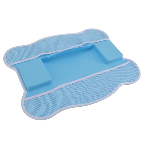 Bathtub Splash Guard with Double Sided Mesh Pockets Bath Tub Shelf Toy Holder Storage for Toddlers with Suction Cups