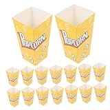 Toyvian 紙製ポップコーンボックス 50個入り 軽量スナック容器 素材 ポップコーンホルダー パーティー用 映画鑑賞 スナック提供用セット